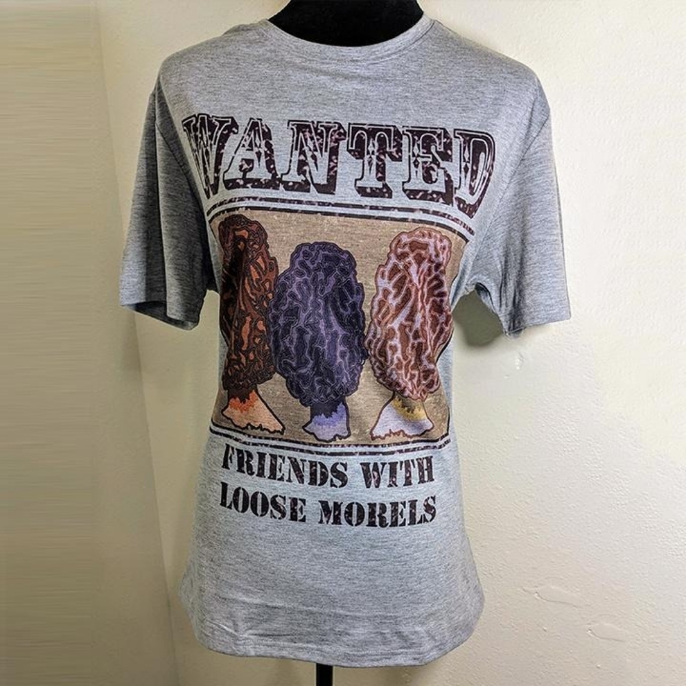 Loose Morels Mushroom Unisex Punny Shirt